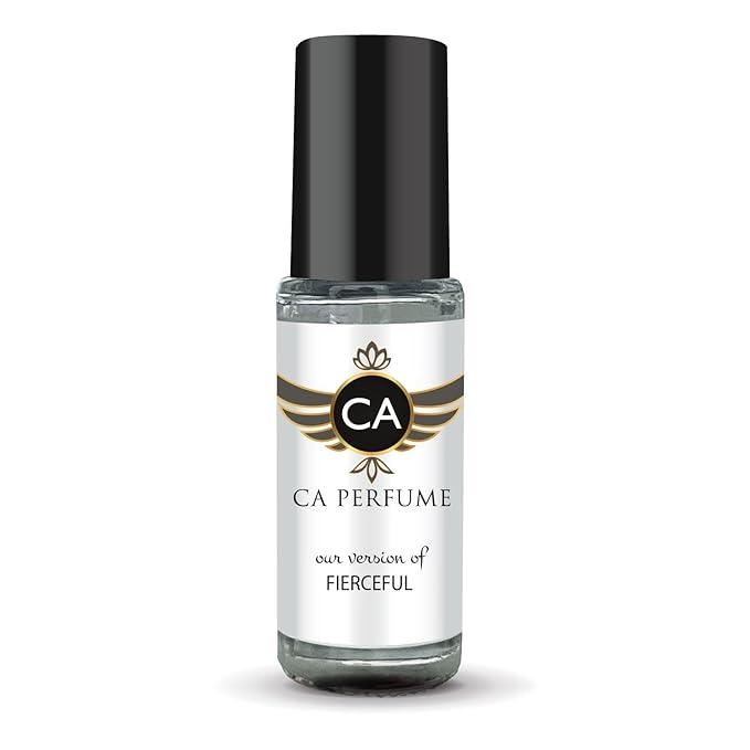 CA Perfume Impression of Fierceful for Men Fragrance Oil Woody Aromatic Scent Long Lasting Cologne for Men Travel Size TSA Ready Mini Parfum Body Oil Roll-on 0.14 Fl Oz 4ml