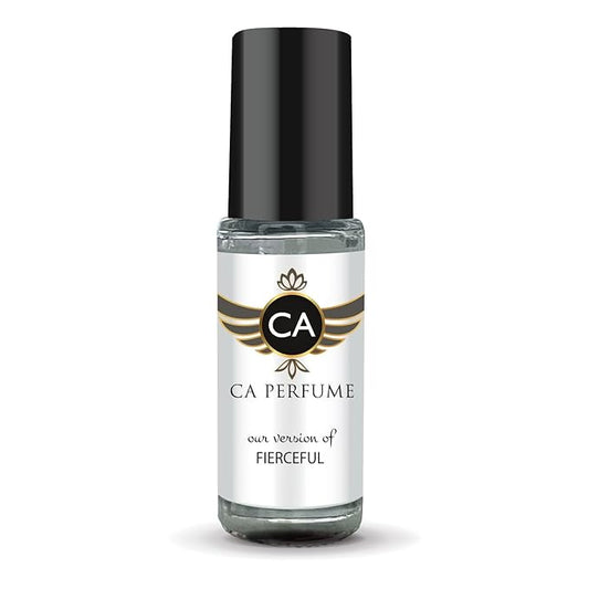 CA Perfume Impression of Fierceful for Men Fragrance Oil Woody Aromatic Scent Long Lasting Cologne for Men Travel Size TSA Ready Mini Parfum Body Oil Roll-on 0.14 Fl Oz 4ml