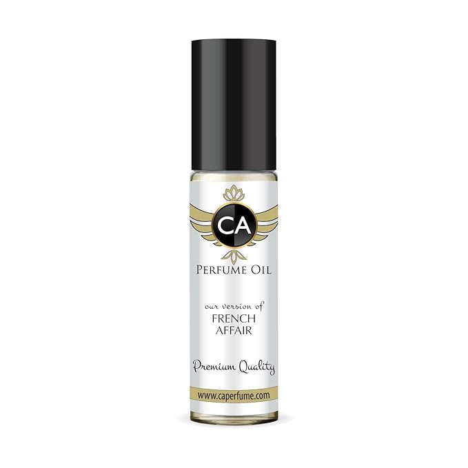 CA Perfume Impression of French Affair Unisex Fragrance Oil Chypre Scent Long Lasting Perfumes for Women & Men Travel Size TSA Ready Mini Parfum Body Oil Roll-on 0.33 Fl Oz 10ml