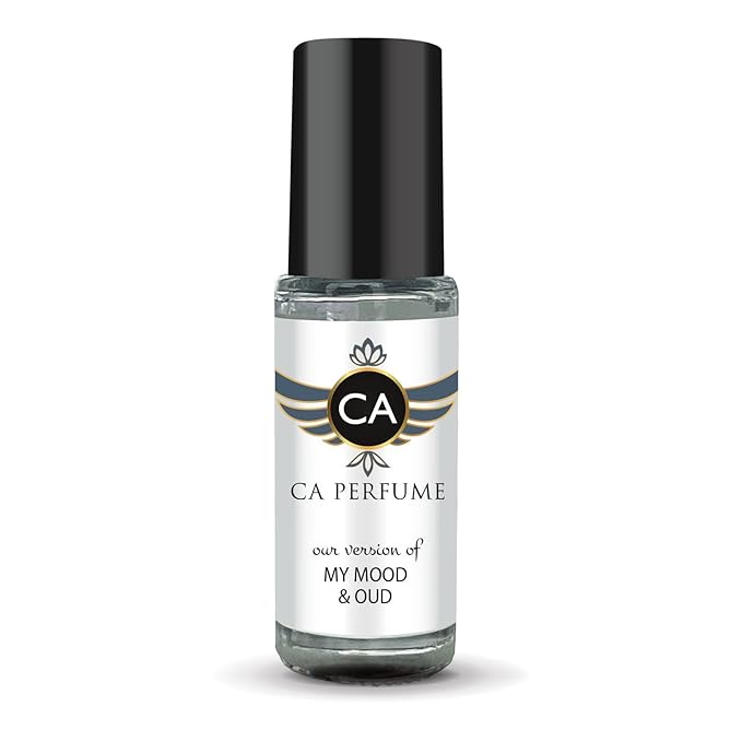 CA Perfume Impression of Oud Satin Mood for Men Fragrance Oil Amber Woody Scent Long Lasting Cologne for Men Travel Size TSA Ready Mini Parfum Body Oil Roll-on 0.14 Fl Oz 4ml