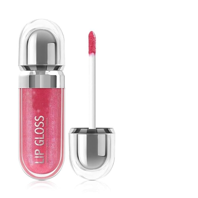 Pearlescent Long-Lasting Waterproof Liquid Lipstick, Mirror-Finish Shimmer Lip Gloss, Non-Sticky Formula (#07)