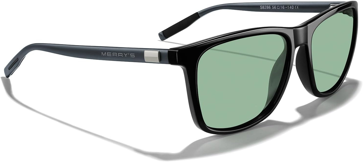 MERRY'S Unisex Polarized Aluminum Sunglasses Vintage Sun Glasses For Men/Women S8286