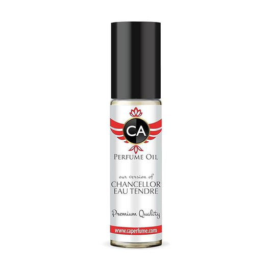 CA Perfume Impression of Chancellor Eau Tendre for Women Eau De Parfum Floral Fruity Scent Long Lasting Perfumes for Women Travel Size TSA Ready for Day and Night Wear 0.33 Fl Oz 10ml