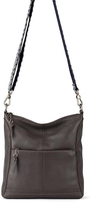 The Sak Lucia Crossbody Bag in Leather, Convertible Purse with Adjustable Strap