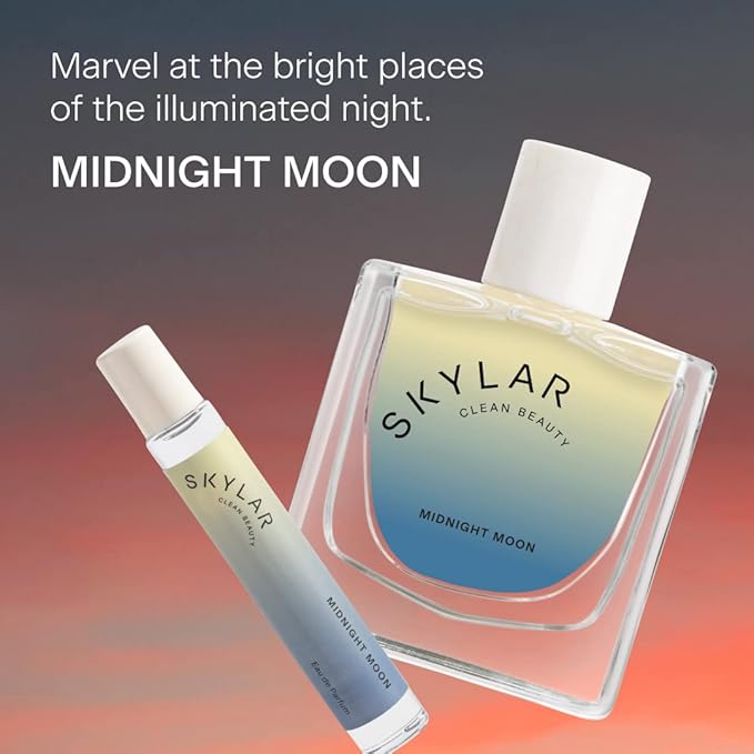 Skylar Midnight Moon Eau de Parfum- Hypoallergenic & Clean Perfume for Women & Men, Vegan & Safe for Sensitive Skin - Floral Perfume, Italian Bergamot, Cranberries & Vetiver - 50mL /1.7 Fl oz