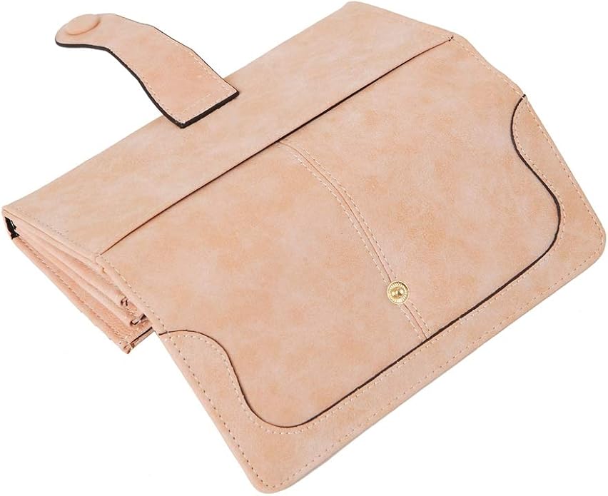 Women's Vegan Leather 17 Card Slots Card Holder Long Big Bifold Wallet