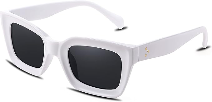 FEISEDY Classic Women Sunglasses Fashion Thick Square Sun Glasses Chunky Frame UV400 B2471