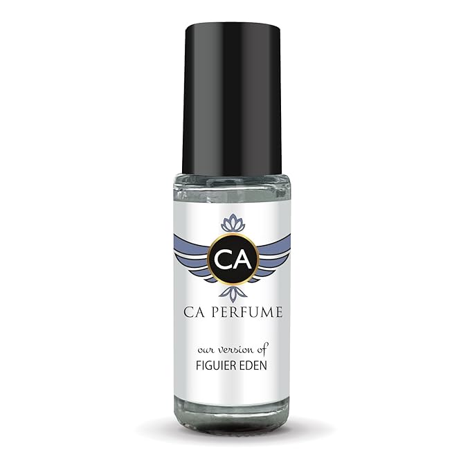 CA Perfume Impression of Figuier Eden Unisex Perfume Oil Aromatic Fruity Scent Long Lasting Fragrance for Women and Men Travel Size Mini Perfume Sample TSA Ready Body Oil Roll-on 0.14 Fl Oz 4ml