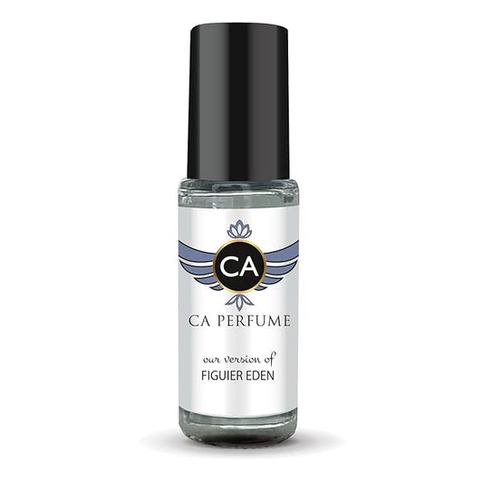 CA Perfume Impression of Figuier Eden Unisex Perfume Oil Aromatic Fruity Scent Long Lasting Fragrance for Women and Men Travel Size Mini Perfume Sample TSA Ready Body Oil Roll-on 0.14 Fl Oz 4ml