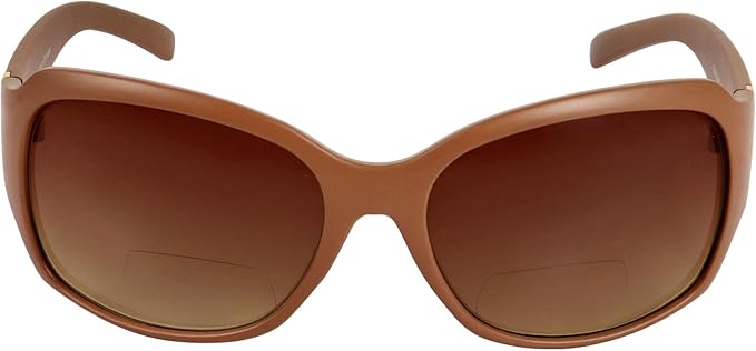 Bifocal Sunglasses 'The Fashionista' Women's Designer Outdoor Reading Glasses with UV400 Protection (2 Pack)