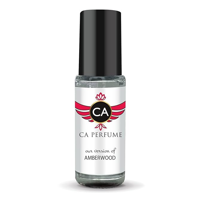 CA Perfume Impression of Amberwood Unisex Fragrance Oil Oriental Woody Scent Long Lasting Perfumes for Women & Men Travel Size TSA Ready Mini Parfum Body Oil Roll-on 0.14 Fl Oz 4ml