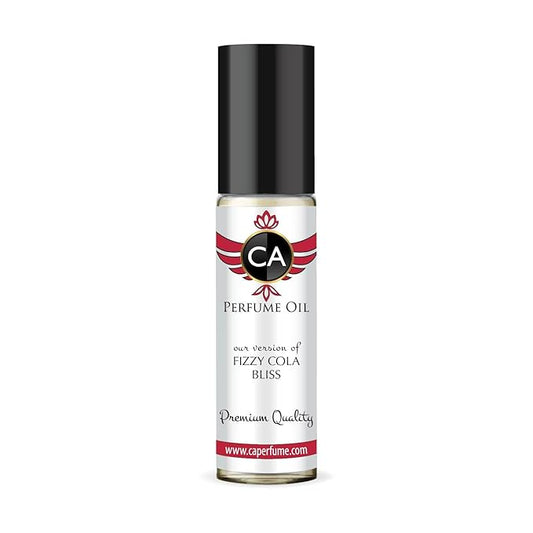 CA Perfume Originals Fizzy Cola Bliss Unisex Fragrance Oil Gourmand Scent Long Lasting Perfumes for Women & Men Travel Size TSA Ready Mini Parfum Body Oil Roll-on 0.33 Fl Oz 10ml