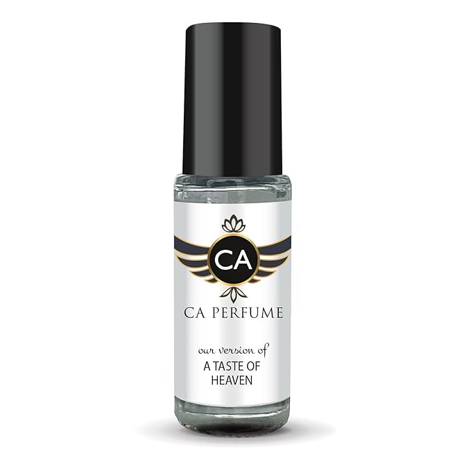 CA Perfume Impression of A Taste Of Heaven Unisex Fragrance Oil Oriental Fougere Scent Long Lasting Perfumes for Women & Men Travel Size TSA Ready Mini Parfum Body Oil Roll-on 0.14 Fl Oz 4ml
