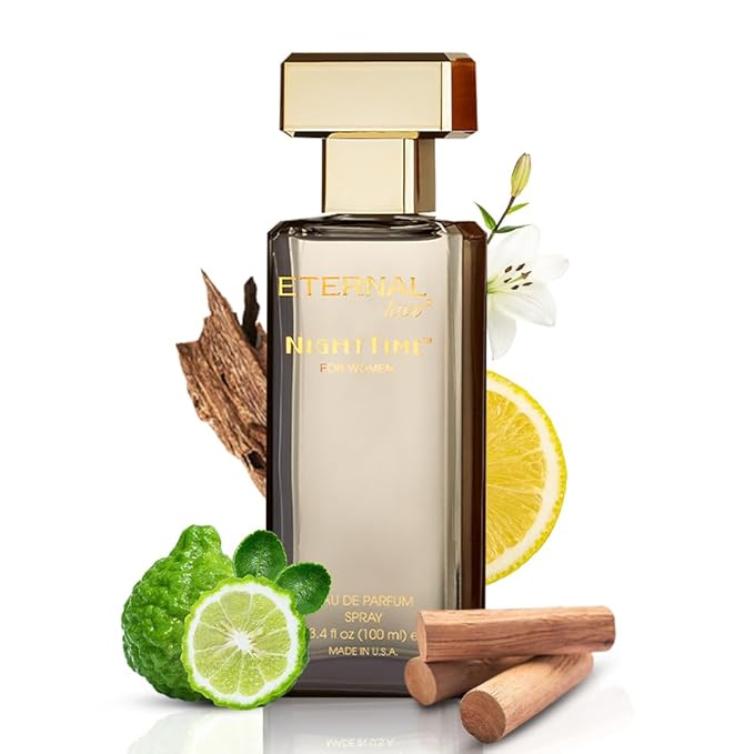 Eternal Love Nighttime for Women - Long Lasting Eau de Parfum Spray - Romantic Big Floral Fragrance with Rose & Jasmine - Warm Sophisticated Scent - 1.7oz