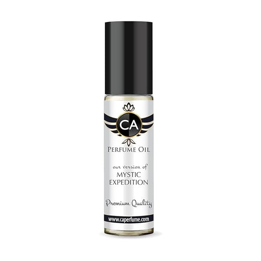CA Perfume Impression of Mystic Expedition Unisex Fragrance Oil Oriental Spicy Scent Long Lasting Perfumes for Women & Men Travel Size TSA Ready Mini Parfum Body Oil Roll-on 0.33 Fl Oz 10ml