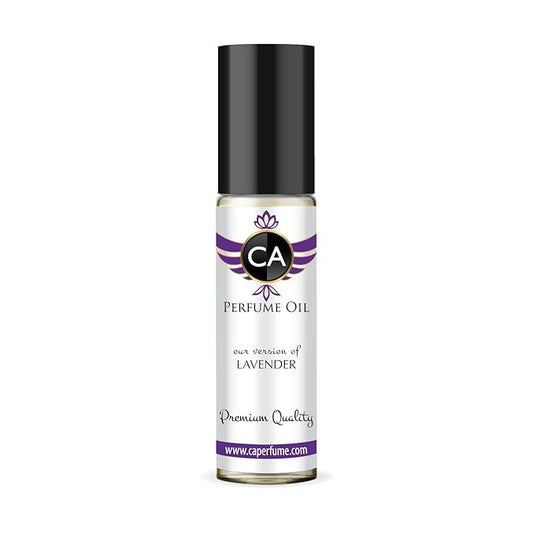CA Perfume Originals Lavender Unisex Fragrance Oil Floral Scent Long Lasting Perfumes for Women & Men Travel Size TSA Ready Mini Parfum Body Oil Roll-on 0.33 Fl Oz 10ml
