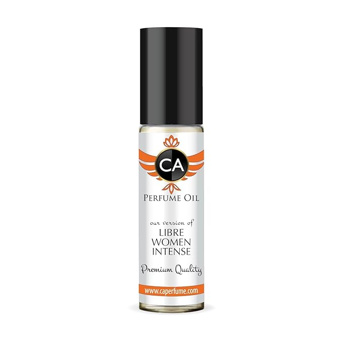 CA Perfume Impression of Libre Women Intense Eau De Parfum Amber Fougere Scent Long Lasting Perfumes for Women Travel Size TSA Ready for Day and Night Wear 0.33 Fl Oz 10ml