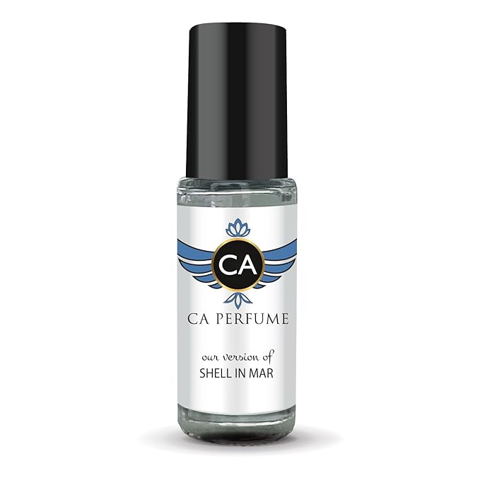 CA Perfume Impression of Shell in Mar for Women Perfume Oil Amber Spicy Scent Long Lasting Perfumes for Women Travel Size Mini Perfume Sample TSA Ready Body Oil Roll-on 0.14 Fl Oz 4ml