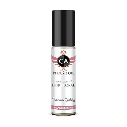 CA Perfume Originals Pink Floral Unisex Fragrance Oil Floral Scent Long Lasting Perfumes for Women & Men Travel Size TSA Ready Mini Parfum Body Oil Roll-on 0.33 Fl Oz 10ml