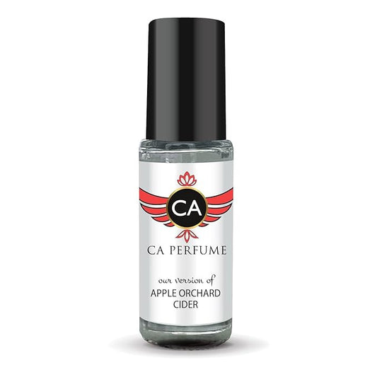 CA Perfume Originals Apple Orchard Cider Unisex Fragrance Oil Fruity Scent Long Lasting Perfumes for Women & Men Travel Size TSA Ready Mini Parfum Body Oil Roll-on 0.14 Fl Oz 4ml