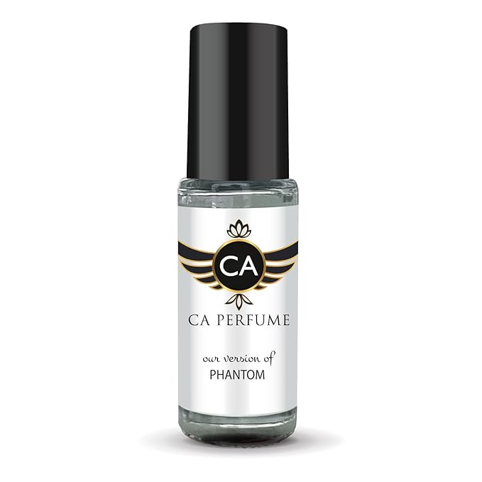 CA Perfume Impression of Phantom for Men Perfume Oil Woody Aromatic Scent Long Lasting Cologne for Men Travel Size Mini Perfume Sample TSA Ready Body Oil Roll-on 0.14 Fl Oz 4ml