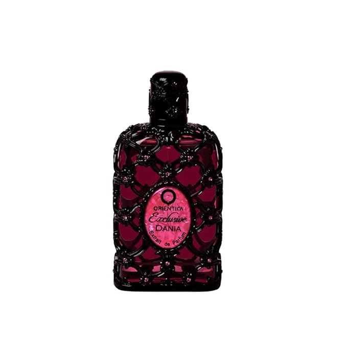 Orientica Luxury Exclusive Dania Extrait de Parfum – Floral, Fruity, Woody, Orange, Gardenia, Peach, Tuberose, Coconut, Vanilla, Amber, Cedar - Arabic Perfume for Men & Women – 2.7oz/80ml