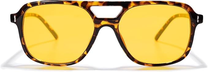 VANLINKER Retro Vintage 70s Square Aviator sunglasses for women men VL9611X