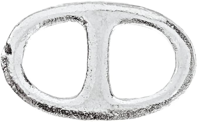 Handmade Pewter Scarf Rings and Slides - Metal Clip for Women Scarves - American Made