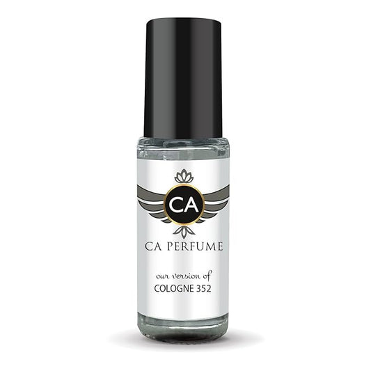 CA Perfume Impression of Cologne 352 Unisex Fragrance Oil Citrus Aromatic Scent Long Lasting Perfumes for Women & Men Travel Size TSA Ready Mini Parfum Body Oil Roll-on 0.14 Fl Oz 4ml