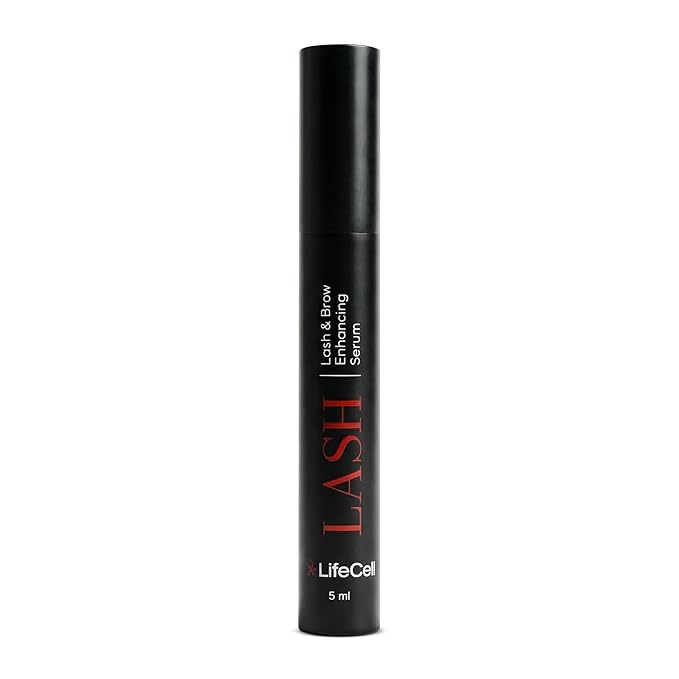 LifeCell Lash Serum, Enhancing Eyelash and Eyebrow Serum for Long Thick Lashes and Brows - Natural Growth Booster, Conditioner, and Thickener for Amplifying Length