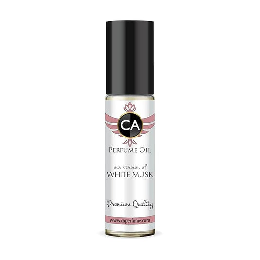 CA Perfume Impression of White Musk for Women Eau De Parfum Floral Woody Musk Scent Long Lasting Perfumes for Women Travel Size TSA Ready for Day and Night Wear 0.33 Fl Oz 10ml