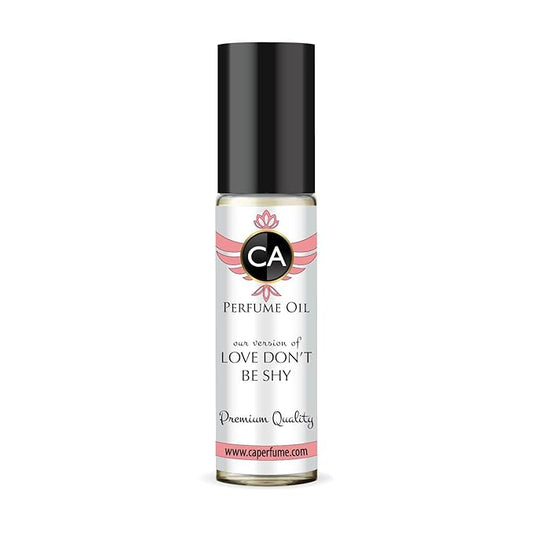 CA Perfume Impression of Love Don’t Be Shy for Women Eau De Parfum Amber Scent Long Lasting Perfumes for Women Travel Size TSA Ready for Day and Night Wear 0.33 Fl Oz 10ml