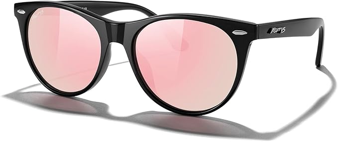 MERRY'S Retro Round Polarized Sunglasses for Women Fashion Trendy Shades S6185