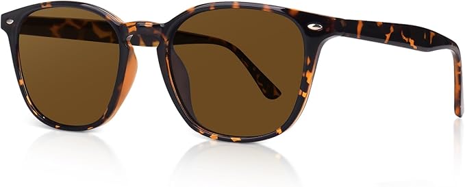 DrRelax Retro Sunglasses Womens Trendy Round Polarized Shades Sun Glasses
