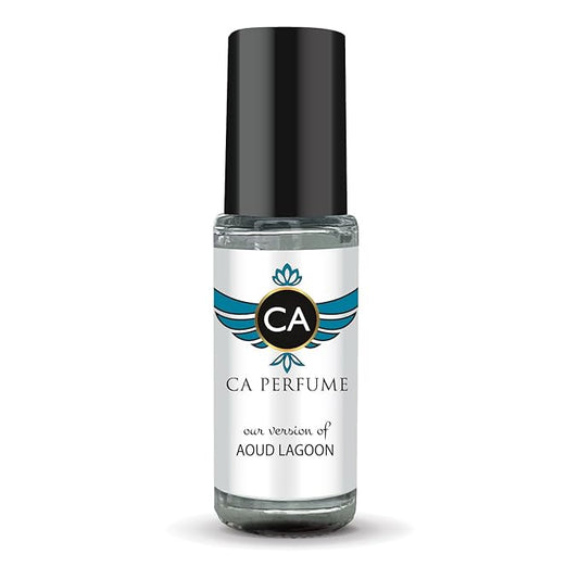CA Perfume Impression of Aoud Lagoon Unisex Perfume Oil Floral Scent Long Lasting Fragrance for Women and Men Travel Size Mini Perfume Sample TSA Ready Body Oil Roll-on 0.14 Fl Oz 4ml