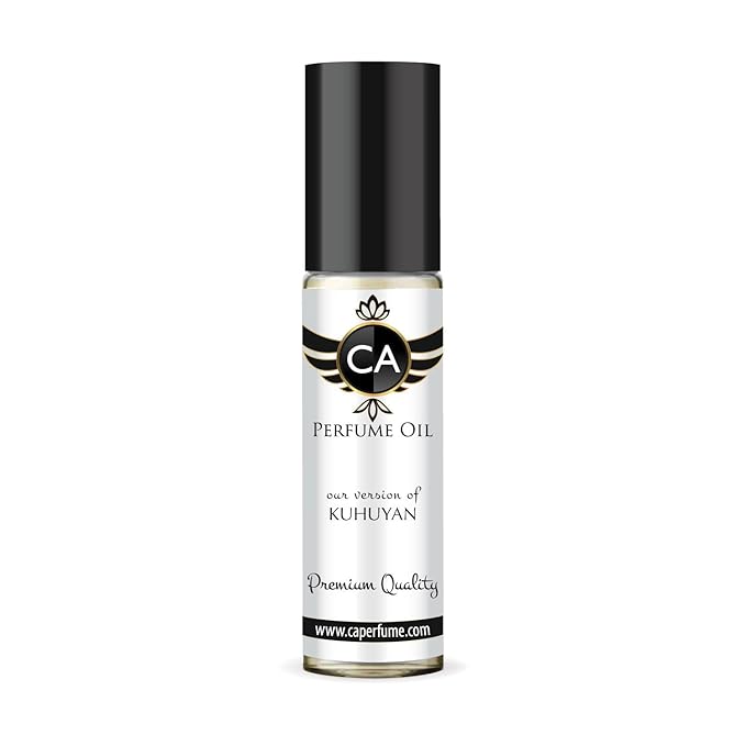 CA Perfume Impression of Kuhuyan Unisex Fragrance Oil Leather Scent Long Lasting Perfumes for Women & Men Travel Size TSA Ready Mini Parfum Body Oil Roll-on 0.33 Fl Oz 10ml