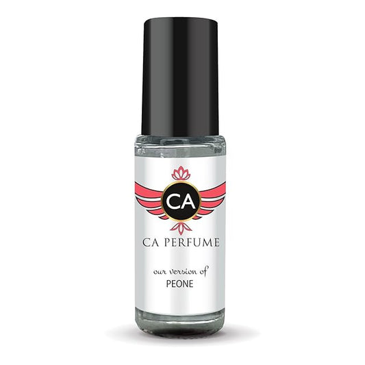 CA Perfume Impression of Peone for Women Fragrance Oil Floral Scent Long Lasting Perfumes for Women Travel Size TSA Ready Mini Parfum Body Oil Roll-on 0.14 Fl Oz 4ml