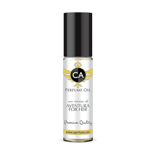 CA Perfume Impression of Aventura For Her for Women Eau De Parfum Chypre Fruity Scent Long Lasting Perfumes for Women Travel Size TSA Ready for Day and Night Wear 0.33 Fl Oz 10ml