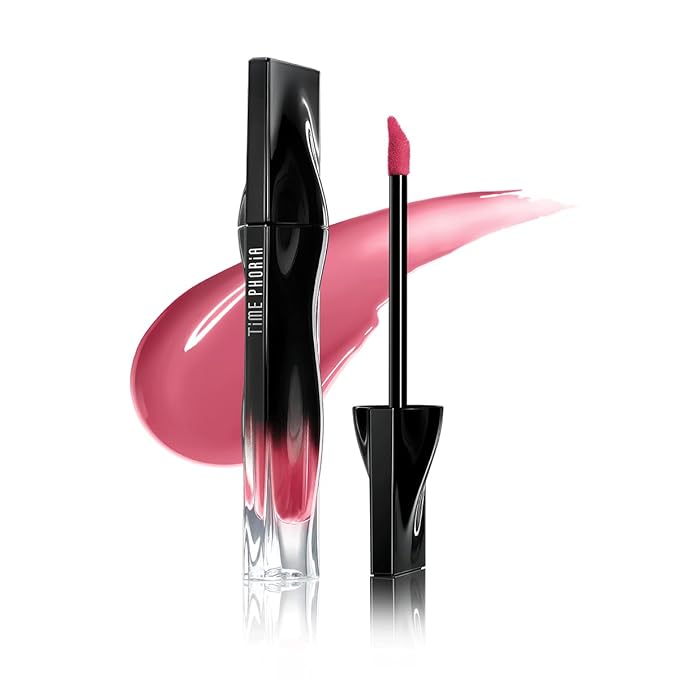 Stellar Dust Lip Stain 001 Nova, Waterproof Transfer-Proof Lip Gloss, Soft Pink Tinted Glossy Finish, High-Pigment Vibrant Color, Hydrating Lightweight Long-Lasting Lip Makeup for Women
