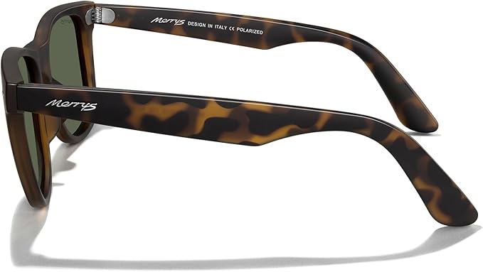 MERRY'S Classic Square Shape Polarized Sunglasses for Womens Mens Retro Designer UV400 Sun Glasses S6140