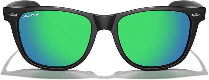 MERRY'S Classic Square Shape Polarized Sunglasses for Womens Mens Retro Designer UV400 Sun Glasses S6140