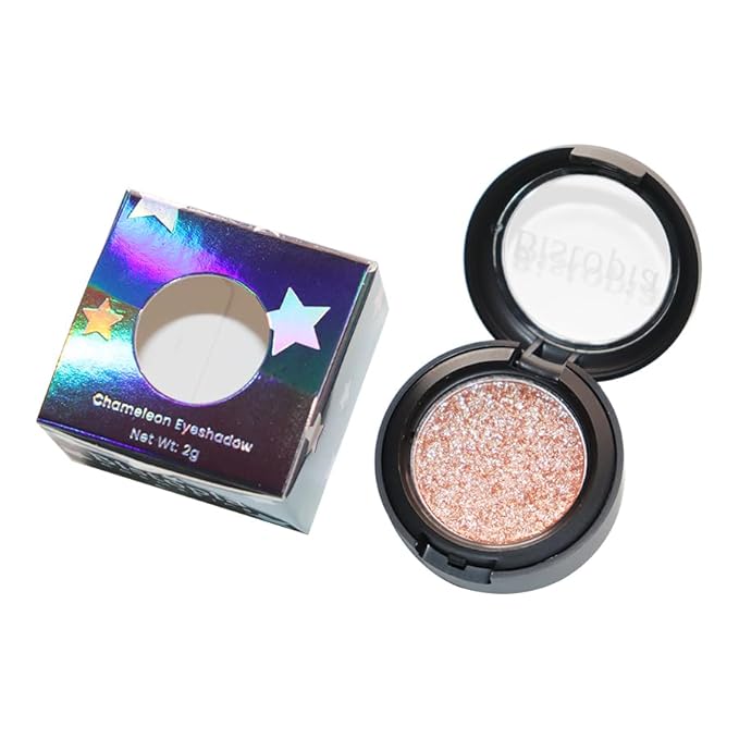 Bistopia Glitter Eyeshadow Collection, 14 Shades, Shimmer Pressed Powder, Metallic and Iridescent Colors (Stardust)