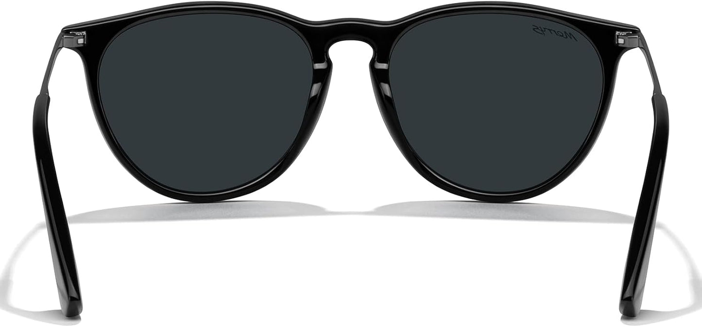 MERRY'S Vintage Polarized Sunglasses for Women Men Retro Round Mirrored Lens Sun glasses UV400
