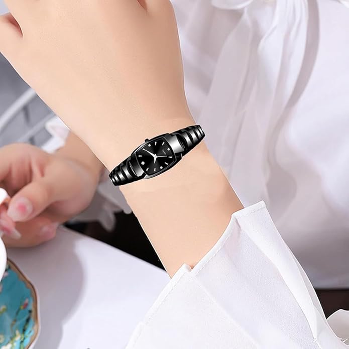 BESTKANG Watches for Women Small Square Face Ladies Watches Waterproof Tungsten Steel Dainty Dress Rectangle Exquisite Female Womens Bracelet Watch