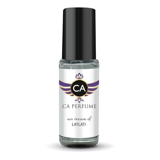 CA Perfume Impression of Laylati Unisex Perfume Oil Woody Aromatic Scent Long Lasting Fragrance for Women and Men Travel Size Mini Perfume Sample TSA Ready Body Oil Roll-on 0.14 Fl Oz 4ml