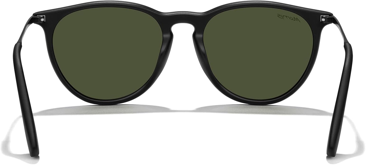 MERRY'S Vintage Polarized Sunglasses for Women Men Retro Round Mirrored Lens Sun glasses UV400