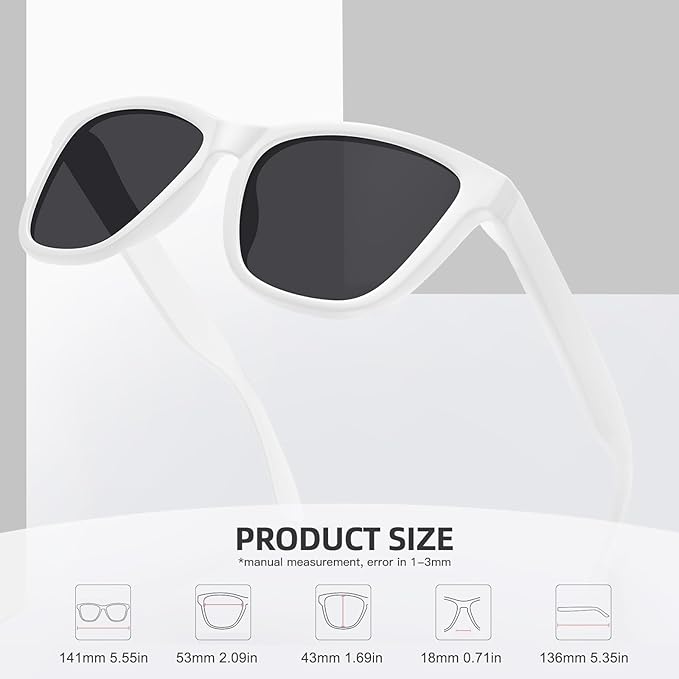 MEETSUN Polarized Sunglasses for Women Men Trendy Classic Retro Designer Style