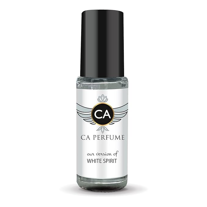 CA Perfume Impression of White Spirit for Women Fragrance Oil Floral Woody Musk Scent Long Lasting Perfumes for Women Travel Size TSA Ready Mini Parfum Body Oil Roll-on 0.14 Fl Oz 4ml