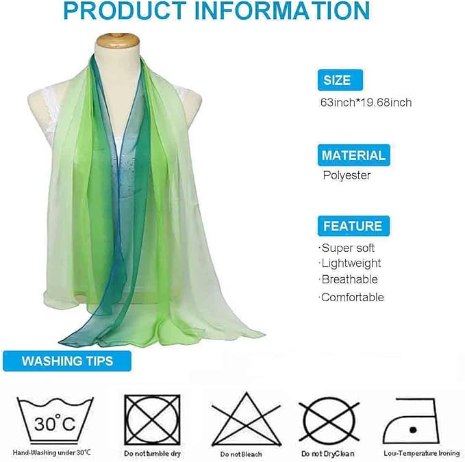 Xyueanlo Scarfs for Women Lightweight Fashion Floral Printed Scarves Neck Scarf Sunscreen Wraps Shawls