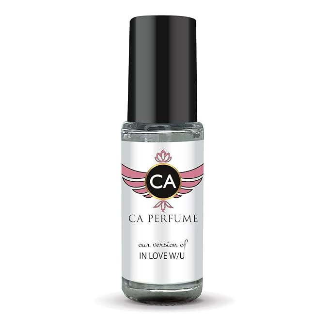 CA Perfume Impression of In Love W/U for Women Perfume Oil Amber Floral Scent Long Lasting Perfumes for Women Travel Size Mini Perfume Sample TSA Ready Body Oil Roll-on 0.14 Fl Oz 4ml